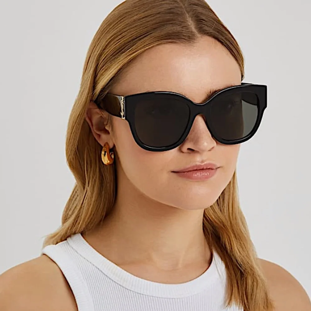 56mm Cat Eye Sunglasses Saint Laurent - Picture 4 of 13